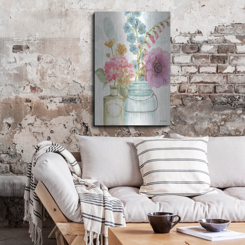 "Rainbow Seeds Flowers VIII" par Lisa Audit, H 36 po x l 24 po