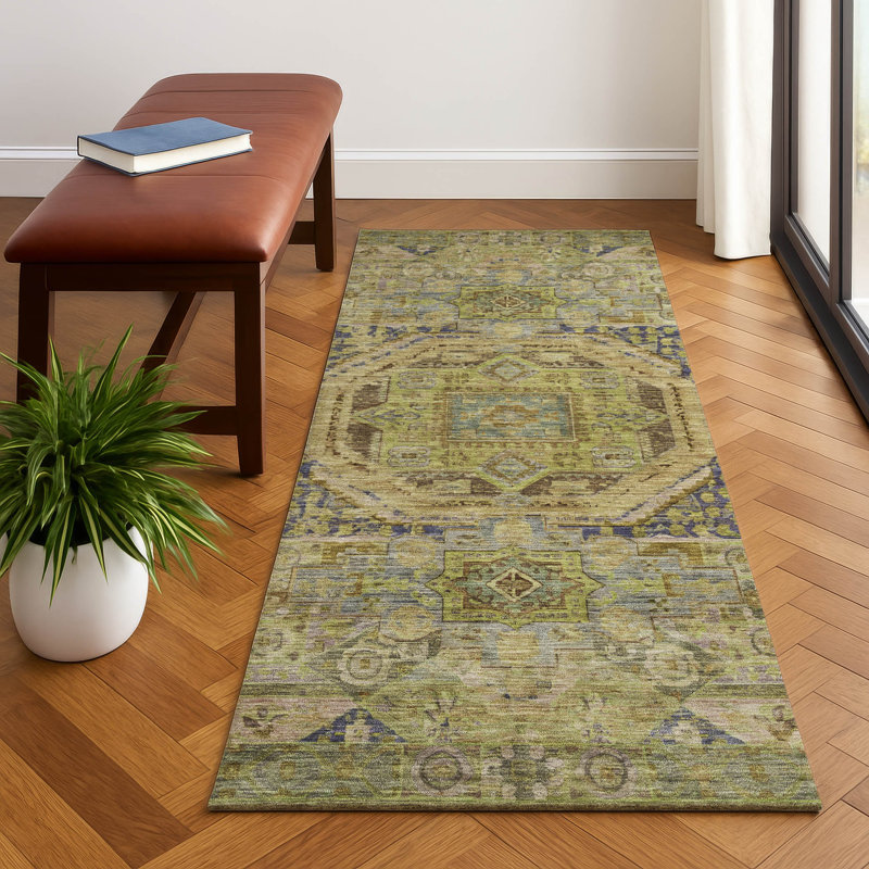 Tapis de qualité supérieure lavable à la machine AMF1743 Global, Tapis de couloir 2 pi 3 po x 7 pi 6 po