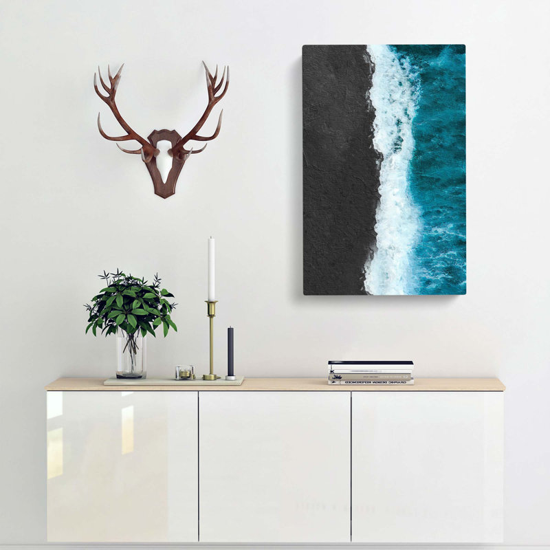 Australian Seascape View - Wrapped Canvas Painting, 50cm H x 35cm W x 3cm D