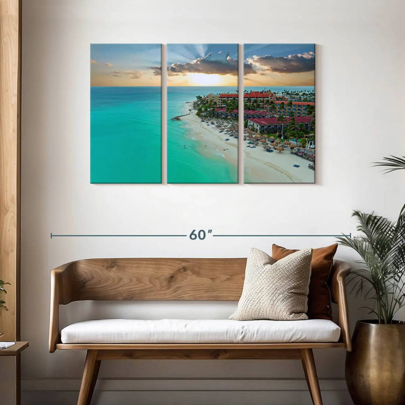 Plage Gillard Aruba Manchebo, H 28 po x l 45 po