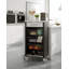 Chelsea 48cm W Steel Kitchen Trolley with Stainless Steel Top and Locking Wheels-58965252