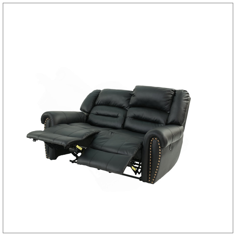 Causeuse Plush Relax 1pc, Noir
