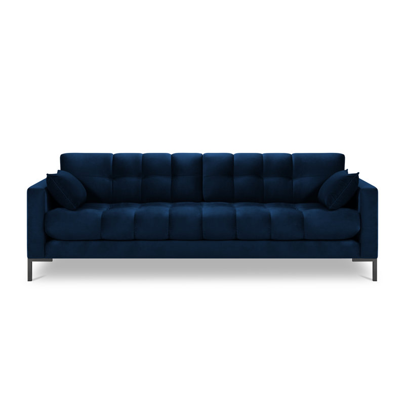 Adoraim 4 Seater Sofa, Blue, Black