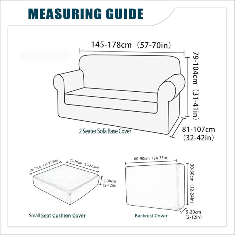Sofa Cover With Separate Seat Cushions And Backrests Stretch Velvet Sofa Slipcover Couch Covers Furniture Protector Split Combined (2 Seat Set 5 PCS)