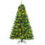 Arbre de Noël 72 po en cachemire vert 72 po avec 350 lumières DEL-855885494