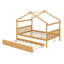 Lit en bois avec lit gigogne simple-2069462515