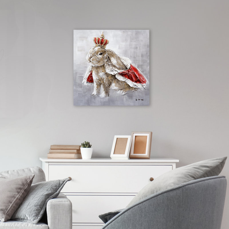 Toile tendue sur, H 20 po x l 20 po x p 2 po