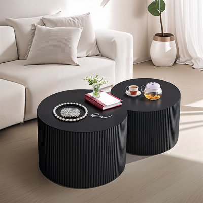 Ensemble de tables basses Wave Stripe
