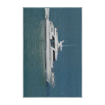 Tapis bleu Boat