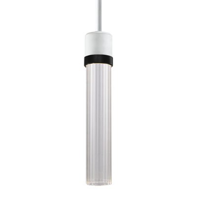 Luminaire suspendu cylindrique 1 lumière DEL Farella