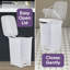 Poubelle à pédale en plastique Superio Slim, poubelle pour dessous de bureau, bureau, chambre à coucher, salle de bain, cuisine (10,5 gallons)-123539204-123539206