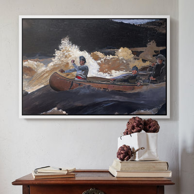 Shoot the Rapids, Saguenay River, 1905-1910 - Winslow Homer, toile tendue avec châssis