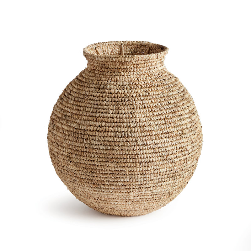 Remi Woven Vase Small, 16.50" H x 14.50" W x 14.50" D