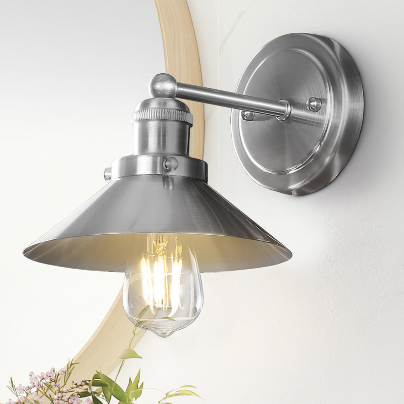 Éclairage pour meuble-lavabo en métal Bagatelle, Nickel, 1