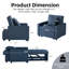 Fauteuil convertible simple 35,6 po 3-en-1-1785370452