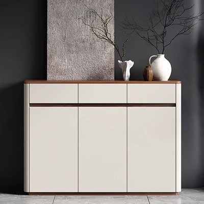 Beige Manufactured Wood Shoe Storage