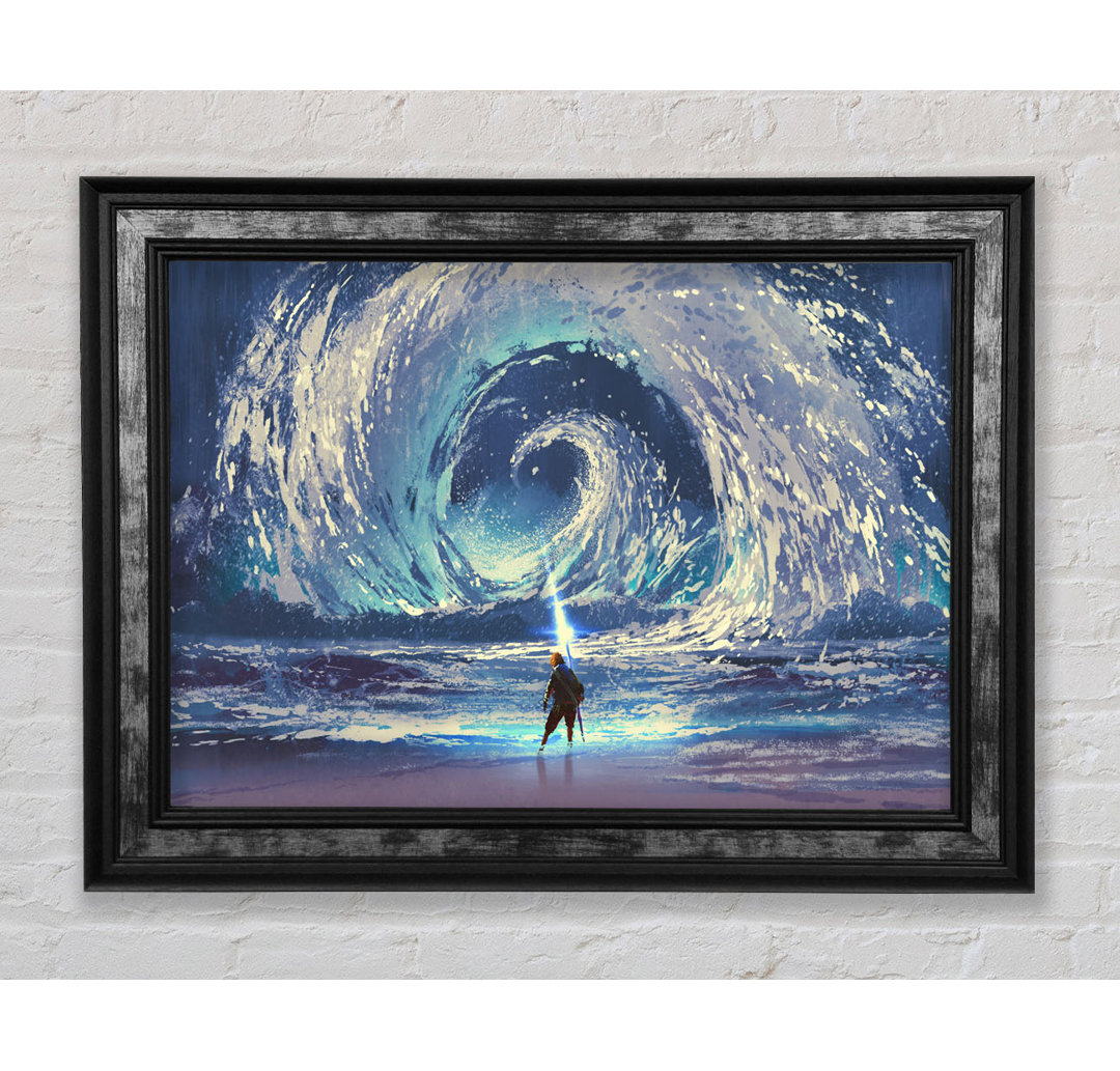 Swirl Of Ocean Powers - Einzelner Bilderrahmen Kunstdrucke