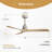 Nicola 52" 3-Blade Standard Ceiling Fan-42910912
