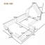 Lit maison, lit double avec porte et garde-corps pleine longueur, conception multifonctionnelle-1056304767-1056304766
