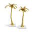 Palm Candleholders 2 -Piece Set