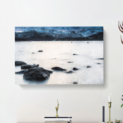 Lake Ullswater In Cumbria - Wrapped Canvas