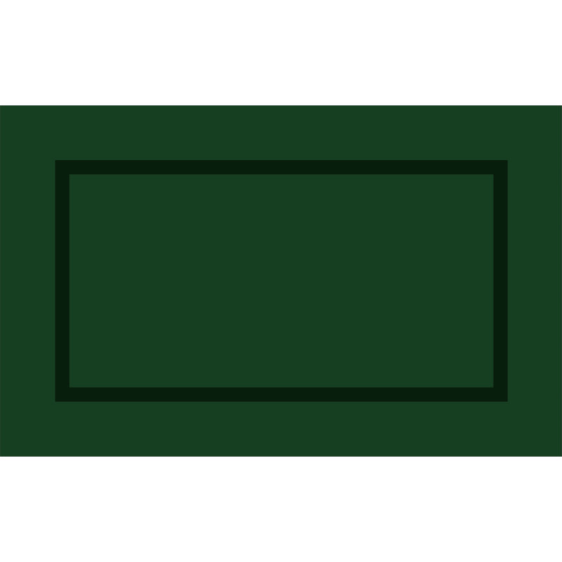 Tapis de classe Montessori vert et noir KidCarpet.com, rectangle de 2,29 m x 3,66 m, Rectangle 7 pi 6 po x 12 pi