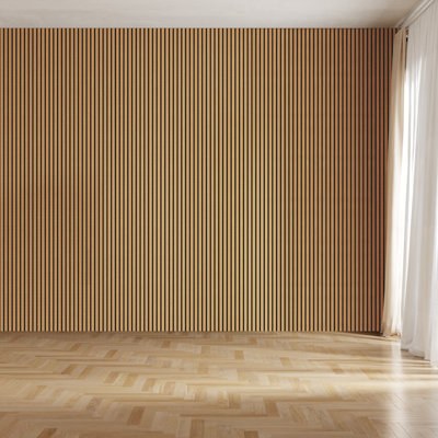 Board and Batten Wainscoting Kit, 240" W x 58" H Pre-Cut Wall molding Kit, Paintable Wall Panel Kit