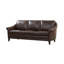 Genuine Leather 61'' Rolled Arm Loveseat-1095956931-1161086021