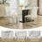 Set Of 2 Modern Faux Leather Dining Chairs With C-Shaped Silver Stainless Steel Legs-84316388