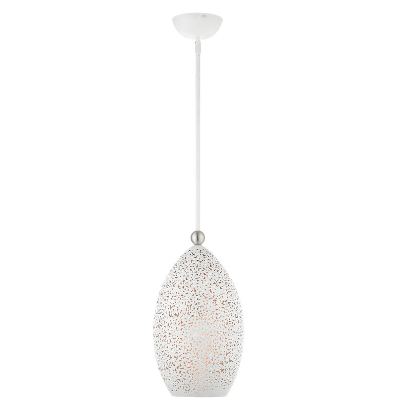 Bion 1 - Light Bronze Pendant, White