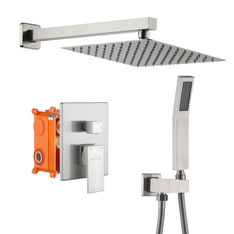 All-In-One Kit with Rough in-Valve, Brushed Nickel