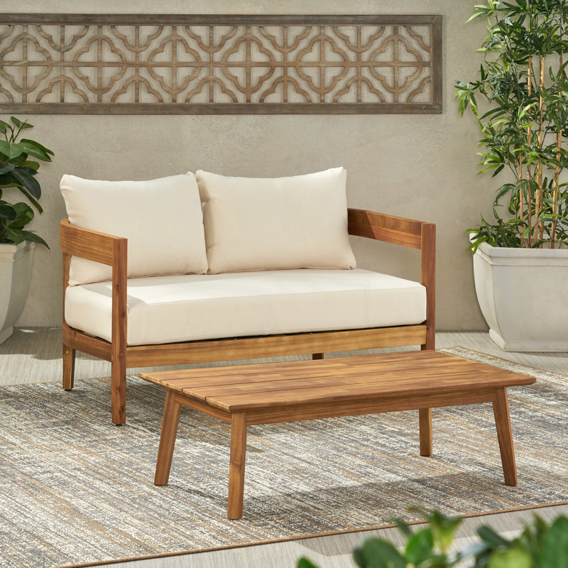 Ensemble de causeuse et table basse Elegant