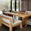 Modern Burlywood Rectangular Solid Wood Dining Tables-145271625