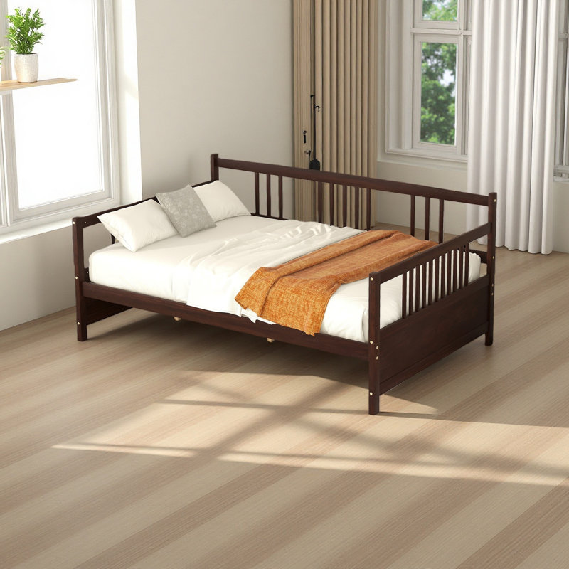 Full Size Daybed With Support Legs, Espresso