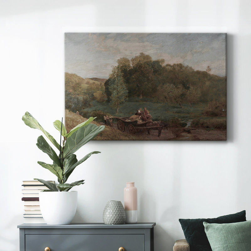 Vintage Landscape-CDLxxxix, reproduction d'art sur toile, H 33 po x l 49 po