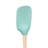 Tovolo Flex-Core Silicone Spoonula with Natural Wood Handle for Cooking and Baking, Light Aqua-95275022