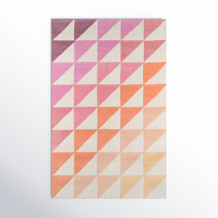 Glory Hand Tufted Wool Geometric Indoor Rug