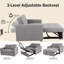 Canapé-lit inclinable de 48,8 po de largeur-1427795904