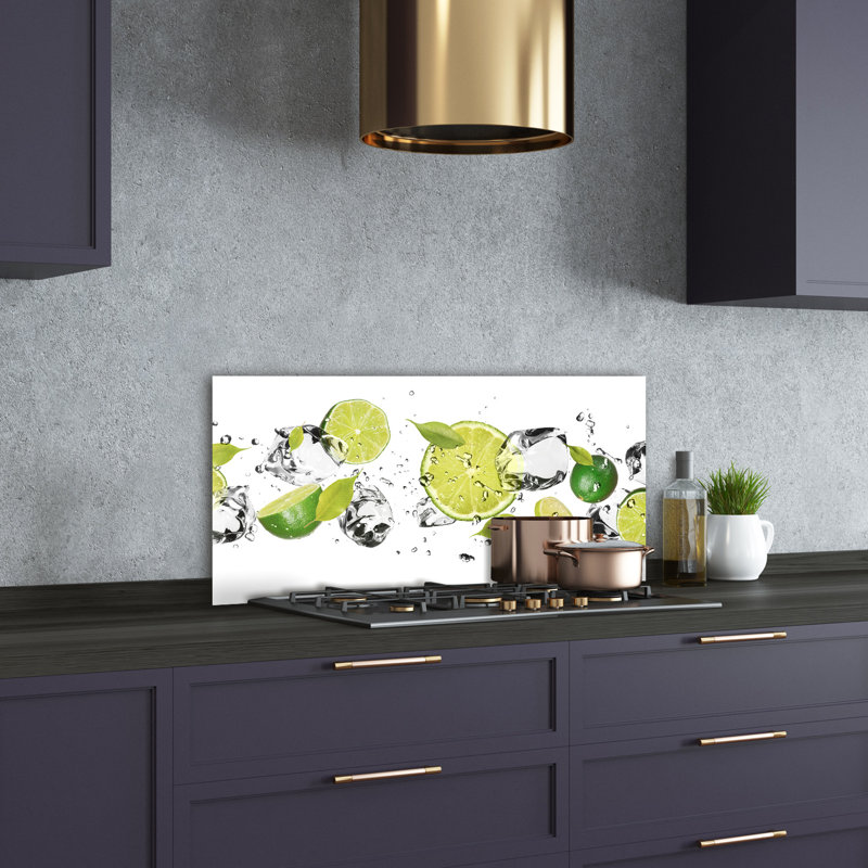 Linsie 50cm W x 100cm L Glass Peel and Stick Panel