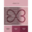 Tapis rose et rose moderne lavable à la machine Myrtlewood Valentines-709435211