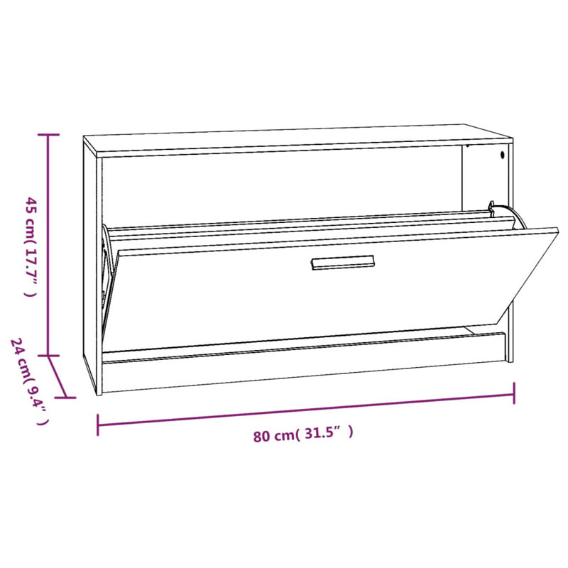 Aubrie Storage Bench, Brown Oak