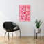 «Love You», art mural abstrait fantaisiste romantique-129021637