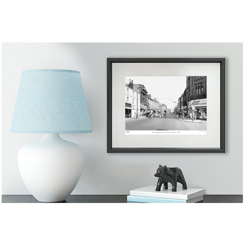 Huddersfield, New Street 1957 - Single Picture Frame Print, 45cm H x 60cm W x 2.3cm D