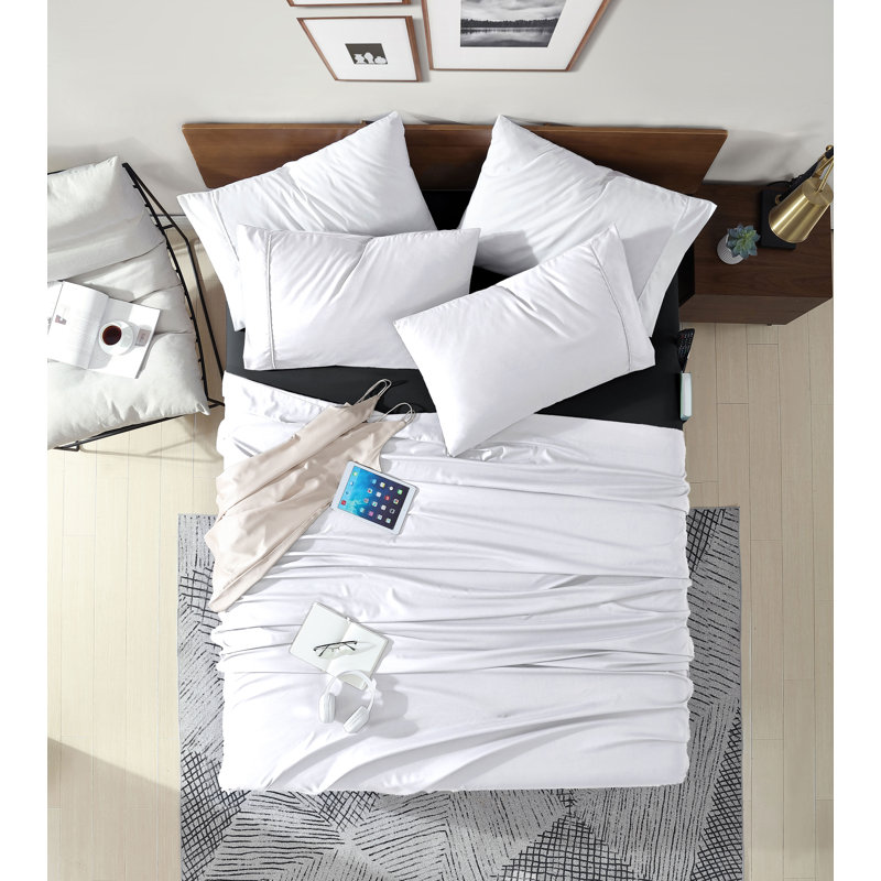 Swift Home Smart Pocket Fitted Sheet - Essential 1800 Series Microfiber - Fits Mattress up to 14" Thick - Convenient Storage, Peach Fuzz, Durable, Easy Care