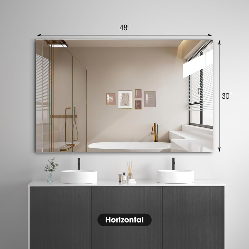 Frameless Mirror For Home Depot Gym Mirror Home Gym Mirror 2pack