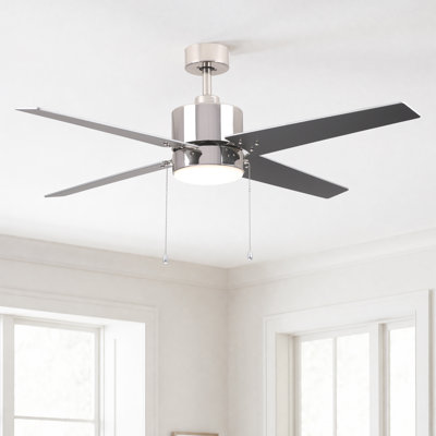 Ventilateur de plafond à chaîne avec ensemble de 52 lumières à tirer