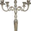Bougeoir 5 lumières en aluminium et aluminium
