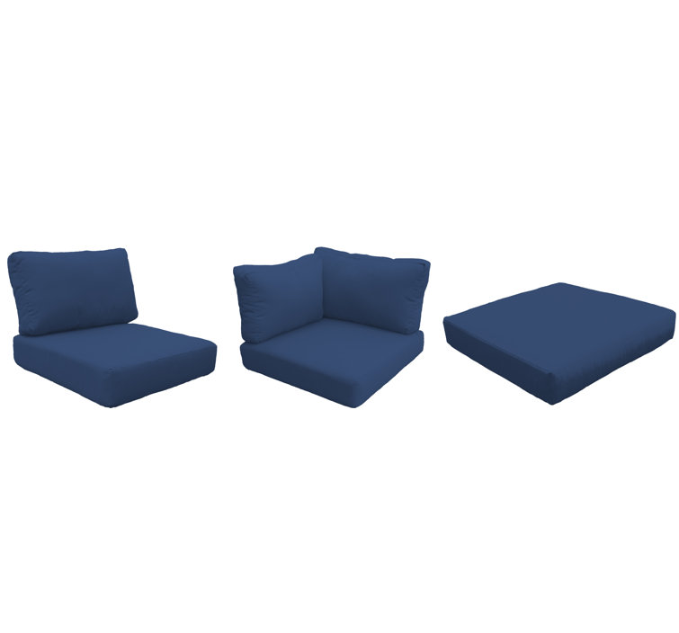 Tegan Outdoor 6'' Replacement Cushion Set Cushion Cover