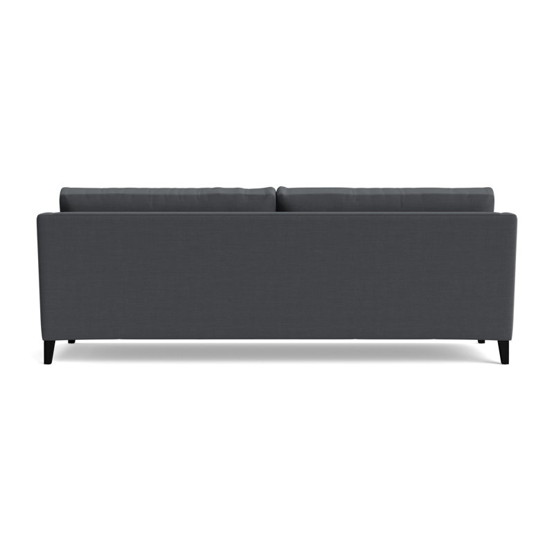 Gigi No Skirt 95 Sofa, Black, Performance Linen - Charcoal