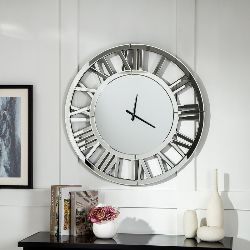 Acrylic Wall Clock, 45cm H x 45cm W x 3.5cm D